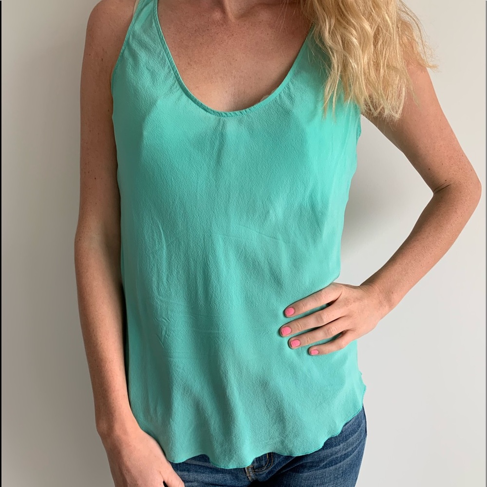100% silk Babaton top